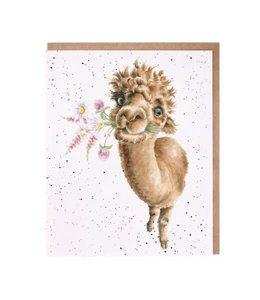 Wrendale Designs Hand-Picked for You Alpaca Card