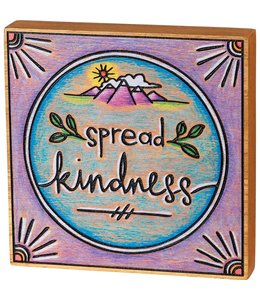 Primitives By Kathy Spread Kindness Block Sign