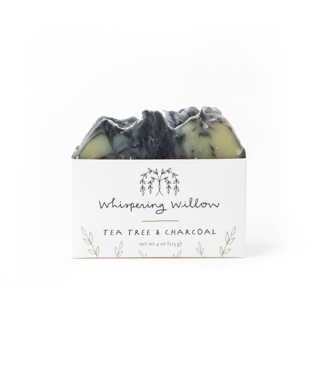 Whispering Willow Tea Tree and Charcoal Bar Soap