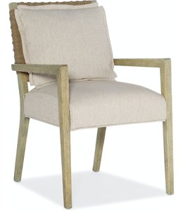 Hooker Furniture Surfrider Woven Back Arm Chair