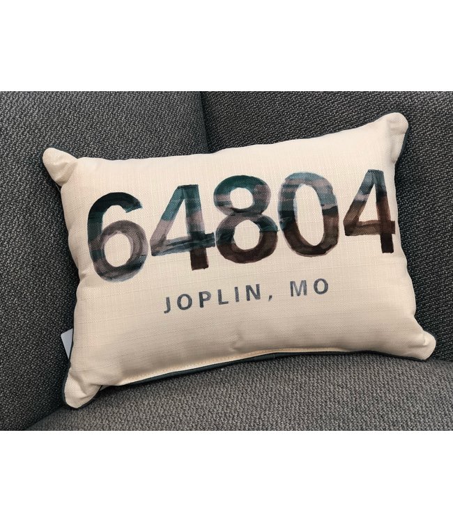 pillows with zip codes