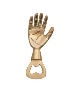 Creative Co-Op Brass Hand Bottle Opener