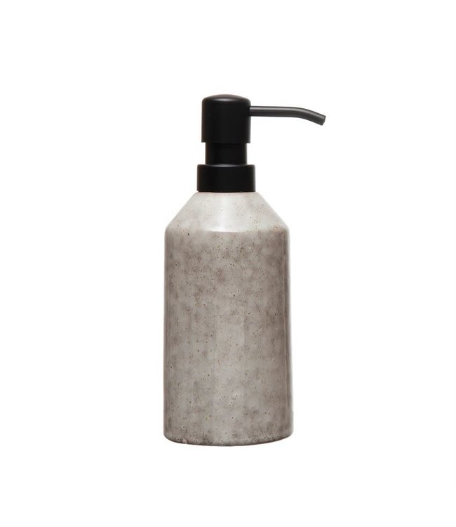 Bloomingville Stoneware Soap Dispenser, Cream