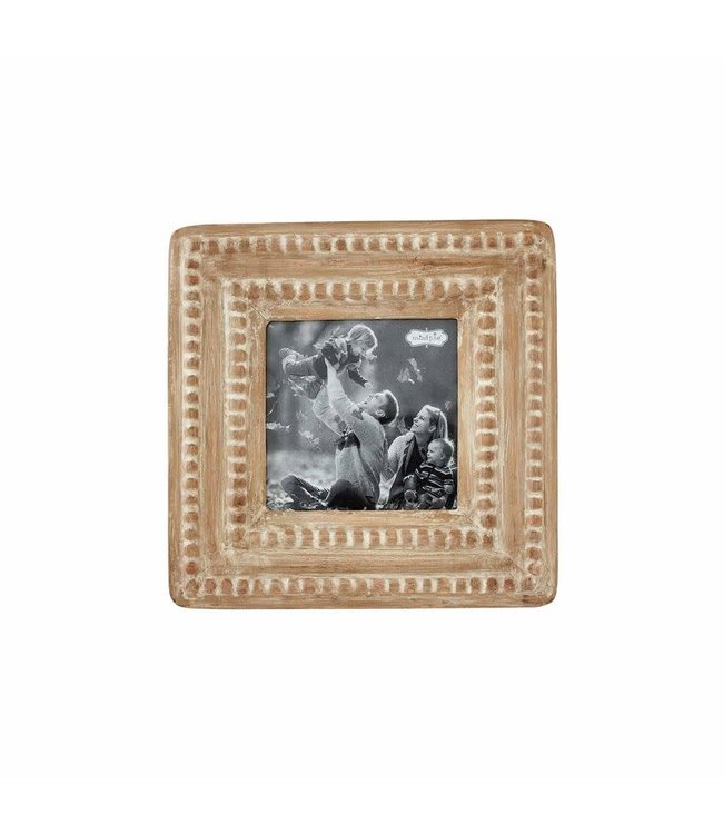 MudPie Small Beaded Wood Frame