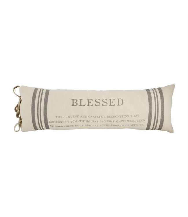 MudPie Blessed Definition Pillow