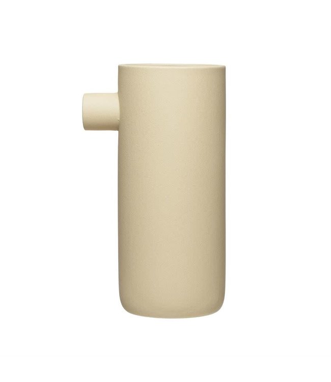 Bloomingville Stoneware Vase, Matte Cream Color