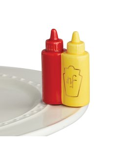 Nora Fleming Mini Main Squeeze (Ketchup & Mustard)