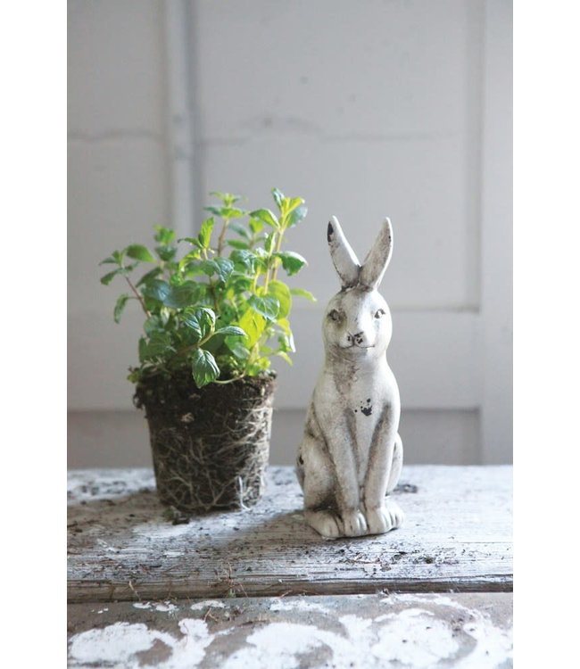 Creative Co-Op Ceramic Rabbit