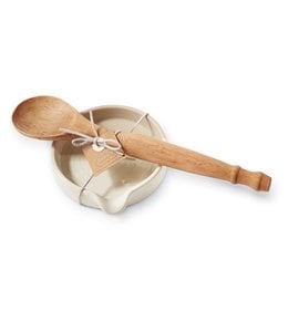 MudPie Stoneware Spoon Rest Set