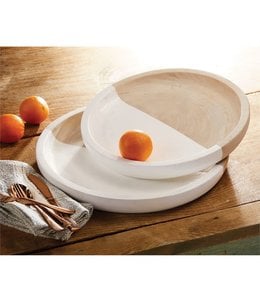 MudPie Paulownia Tray Set