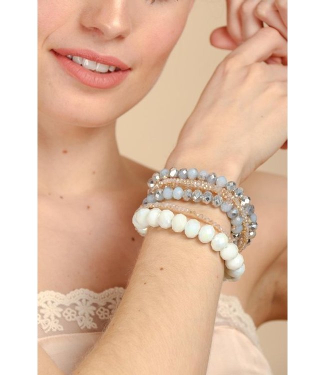 Saachi Sparkling Multi-Bead Audrey Bracelet