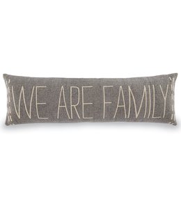 MudPie We Are Family Long Pillow