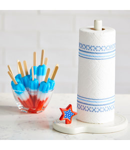 Nora Fleming Paper Towel Holder - Pinstripes