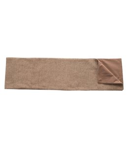 Creative Co-Op Wool Blend Tweed Table Runner, Brown