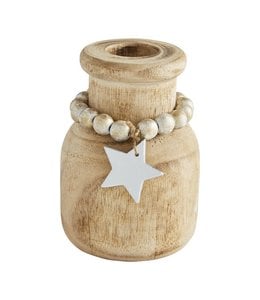 MudPie Beaded Pendant Bud Vase- Star