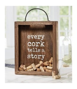 MudPie Every Cork Tells A Story Wine Box