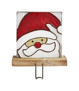 MudPie Santa Painted Stocking Holder