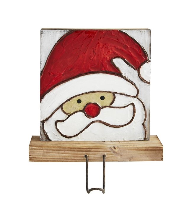 MudPie Santa Painted Stocking Holder