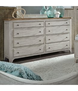 Liberty Furniture Farmhouse Reimagined 8 Drawer Dresser