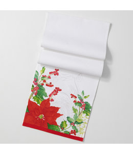 Sullivans Gift Poinsettia Table Runner