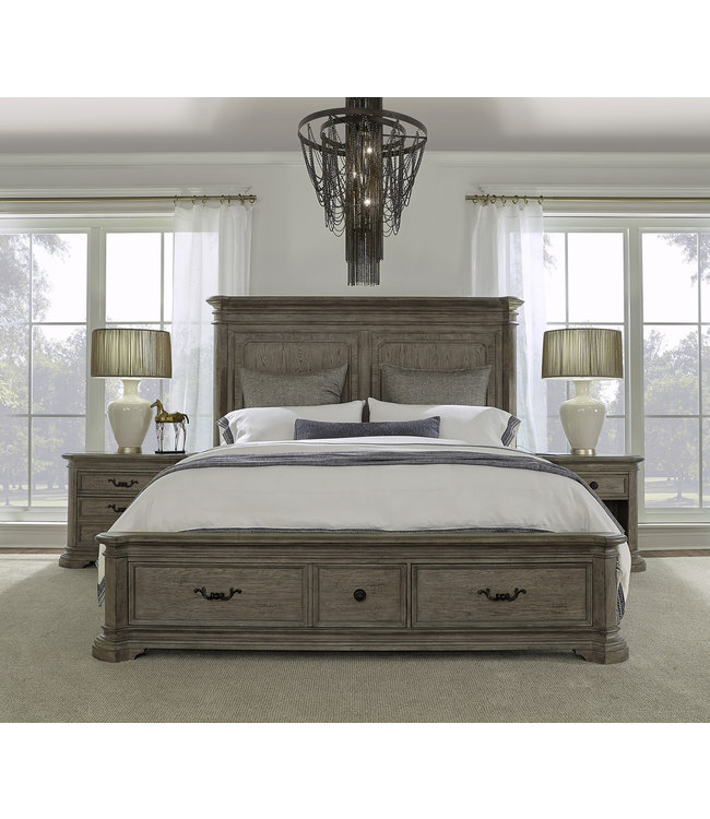 Aspen Home Hamilton Queen Panel Bed with Storage