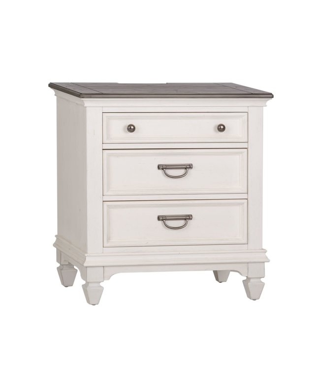 Liberty Furniture Allyson Park Nightstand With Charging Ports