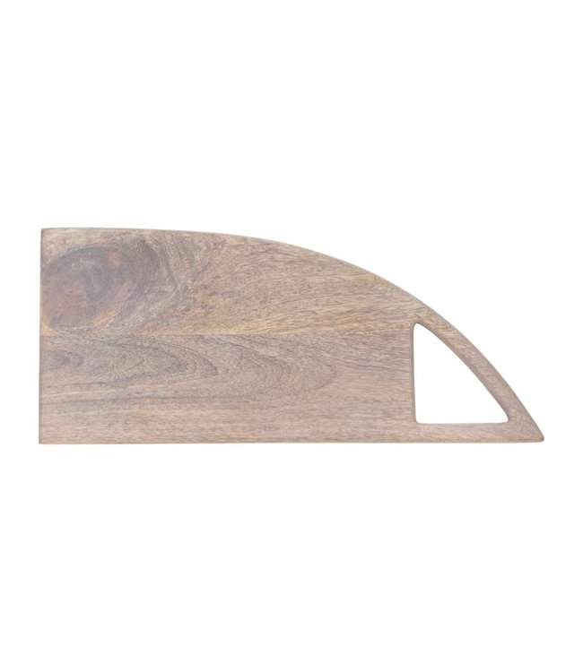 Bloomingville Mango Wood Cutting Board with Handle, Beech Finish