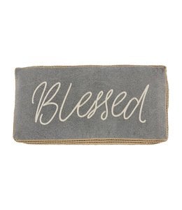 MudPie Blessed Gusset Pillow