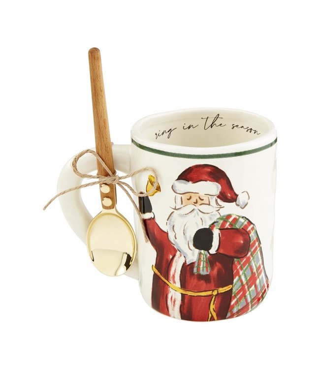 MudPie Santa Mug