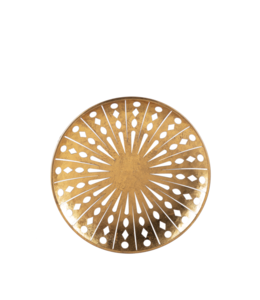 Ganz Gold Round Wall Decor with Cutouts- Small