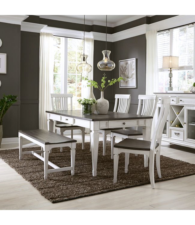 Liberty Furniture Ayllson Park 6 Piece Dining Table Set