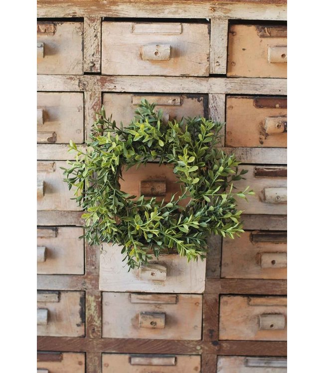 K&K Interiors New England Boxwood Candle Ring