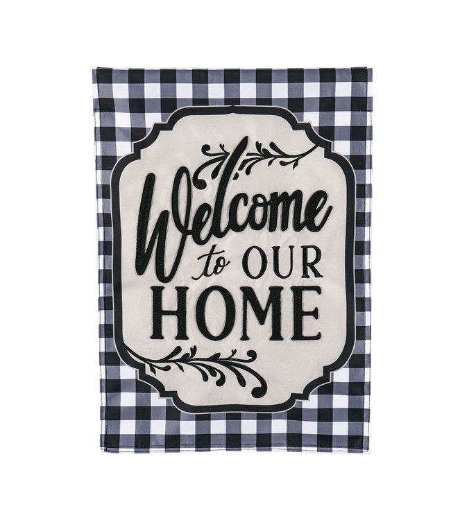 Evergreen Classic Welcome Home House Flag