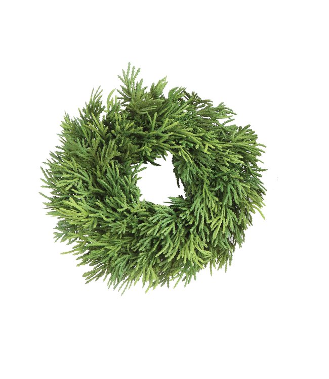 Creative Co-Op Faux Cedar Wreath