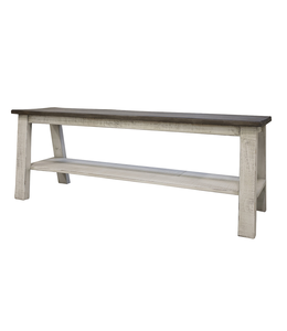 IFD Stone Solid Wood Bench