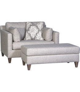 Mayo 3555F40 & 50 Chair & Ottoman Twine & Twig Linen