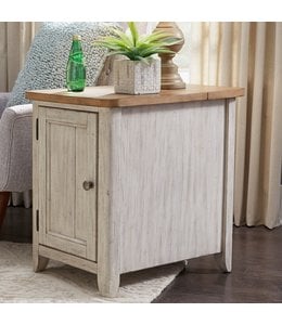 Liberty Furniture Door Chair Side Table With Charging Station