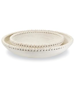 MudPie Nested Beaded Bowl Set