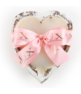 Lux Fragrances Lover's Lane- Heart-Shaped Dough Bowl Candle
