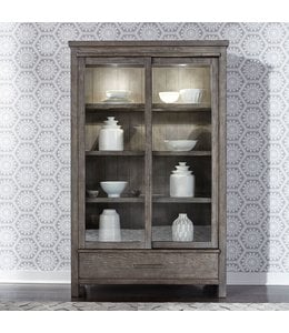 Liberty Furniture Modern Farmhouse Display Cabinet