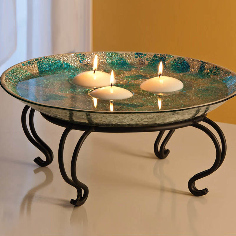 Scroll Detail Tabletop bird bath Pedestal Miss Daisy’s Home & Decor Co