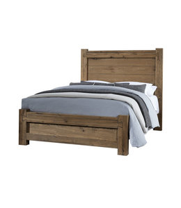 Vaughan-Bassett King Dovetail Poster Bed: Natural