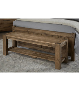 Vaughan-Bassett Dovetail Bench: Natural