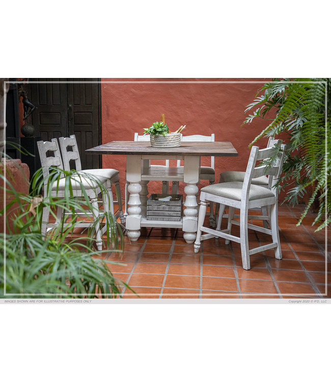 IFD Rock Valley Counter Height Dining Set