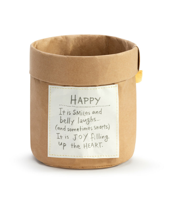 Demdaco Plant Kindness Planter Bag - Happy