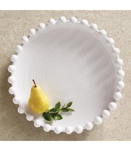 MudPie Raised Dotted Rim Platter