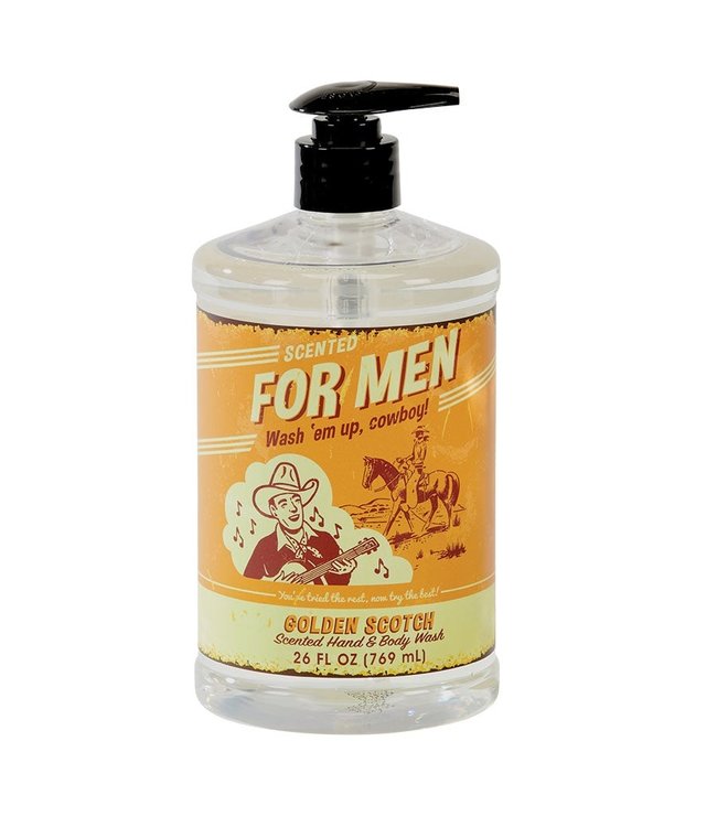 San Francisco Soap Co Liquid Body Wash/Hand Wash For Men, Golden Scotch Scent