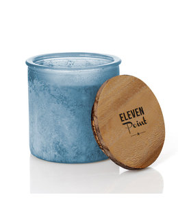 Eleven Point The River Rock Candle in Denim