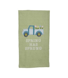 MudPie Spring Has Sprung Waffle Towel