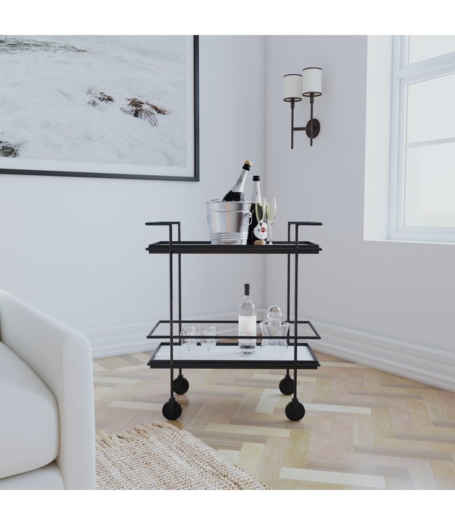 Hooker Furniture Commerce & Market Bar Cart